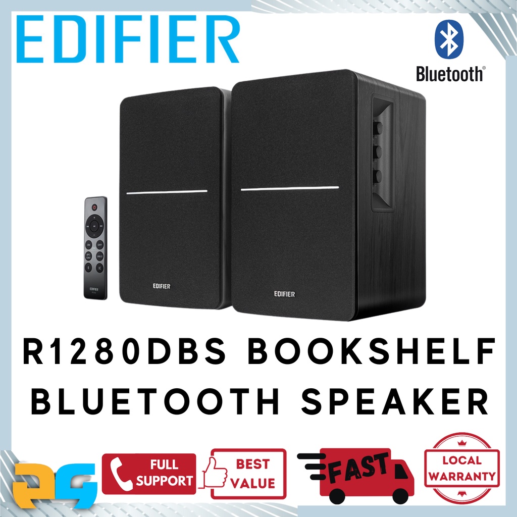 Edifier R1280DBS Wireless Bluetooth Bookshelf Desktop Speakers for