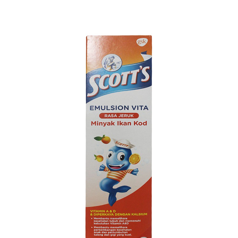 Scotts Emulsion Vita Rasa Jeruk 200ml - Gambar 3