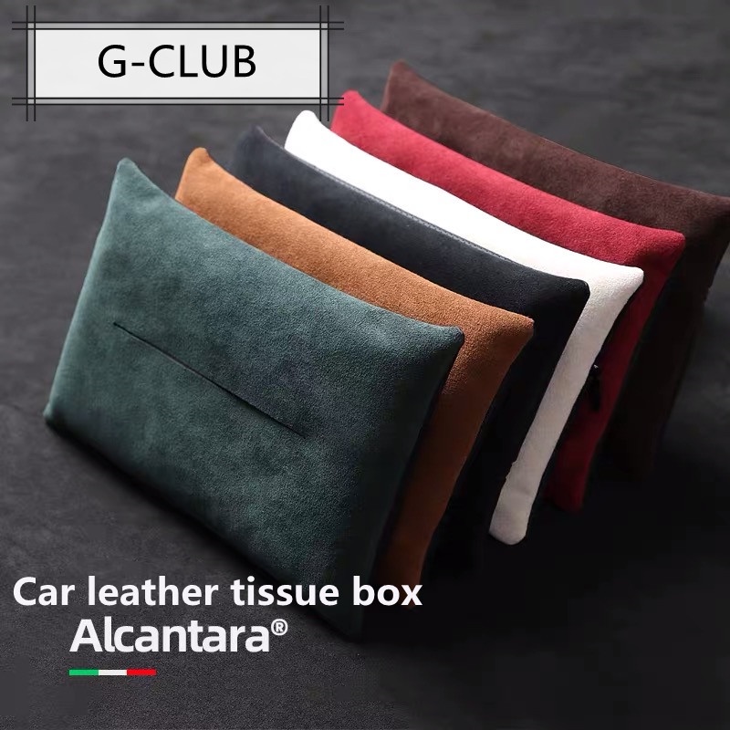 G-CLUB Car Tissue Box Holder Car leather tissue box For Benz Bmw Honda Toyota Mitsubishi Kia Ford Nissan Audi Lexus