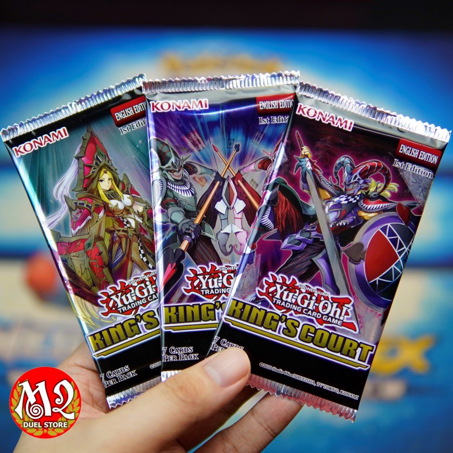 Yugioh Booster pack King'S Court card pack 7 cards Per pack