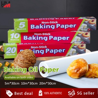 1roll Non-stick Baking Paper, Minimalist White Parchment Paper Roll For  Kitchen