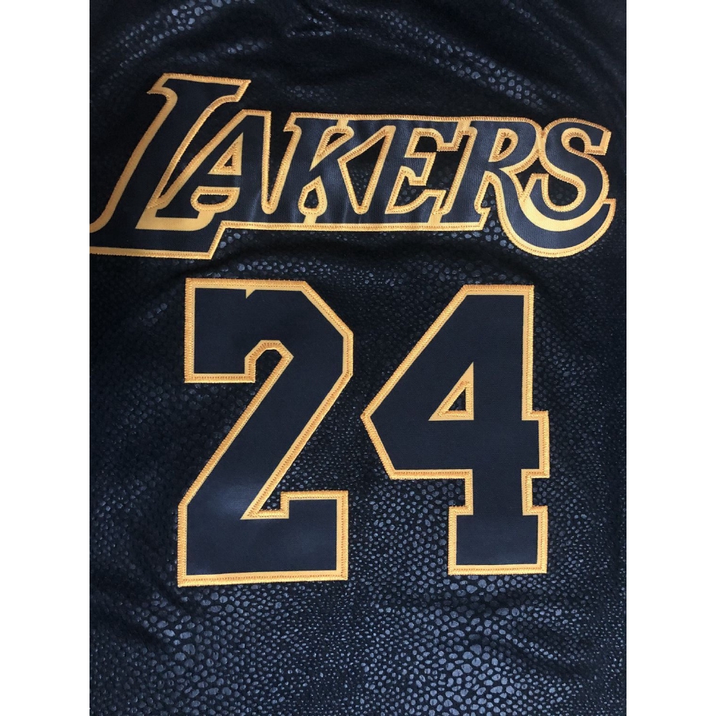 Kobe Bryant #24 Commemorative Lakers Jersey Black Mamba - Rare