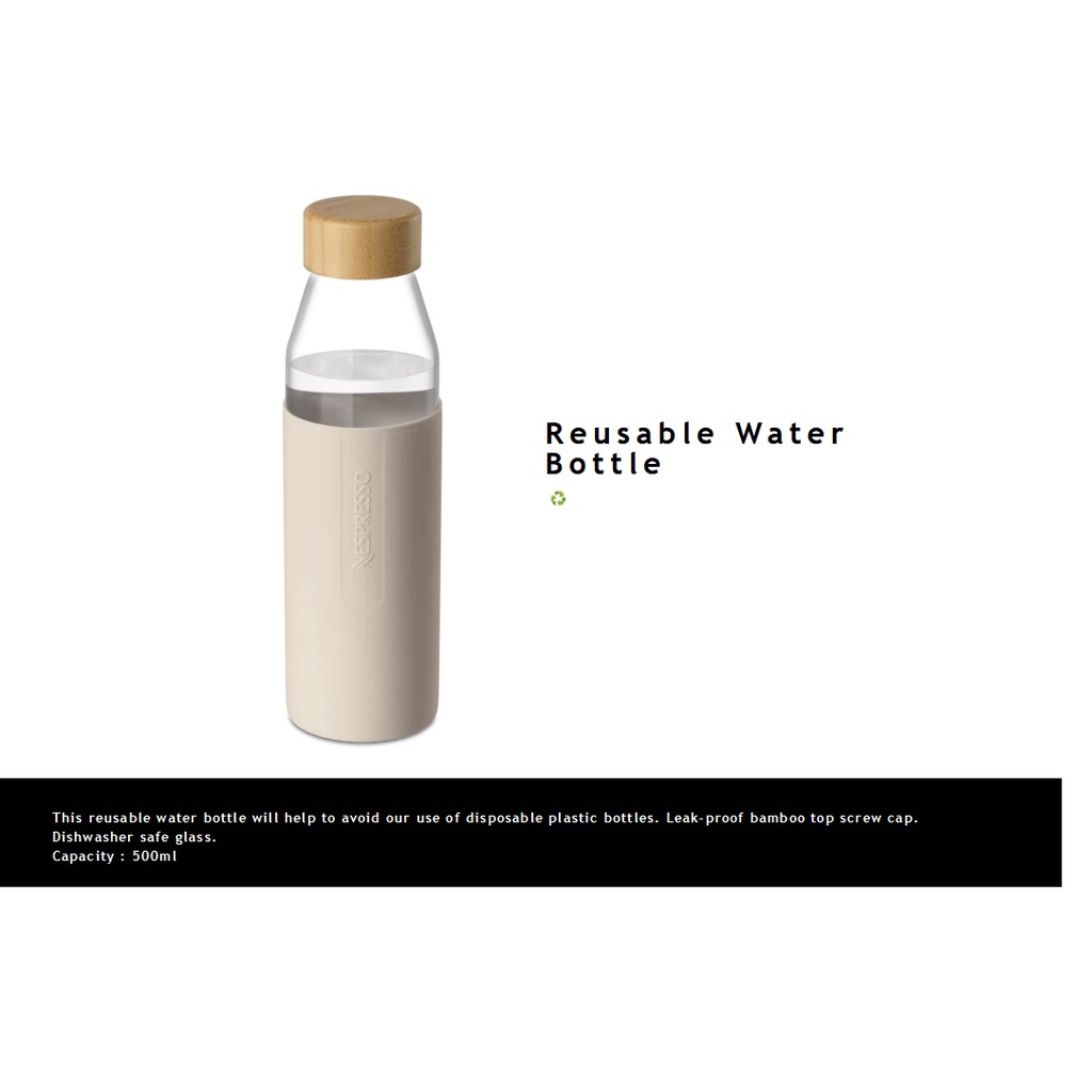 Limited Edition Nespresso Reuseable Water Bottle Shopee Singapore