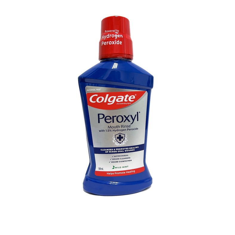 *Expiry Oct24* Colgate Peroxyl MouthRinse 500ml | Shopee Singapore