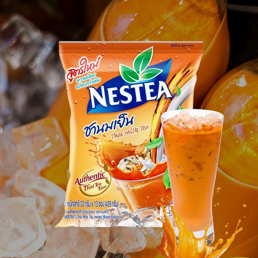 NESTEA THAILAND - 3 IN 1 TEA MIX (THAI ROYAL MILK TEA | REFRESHING THAI ...