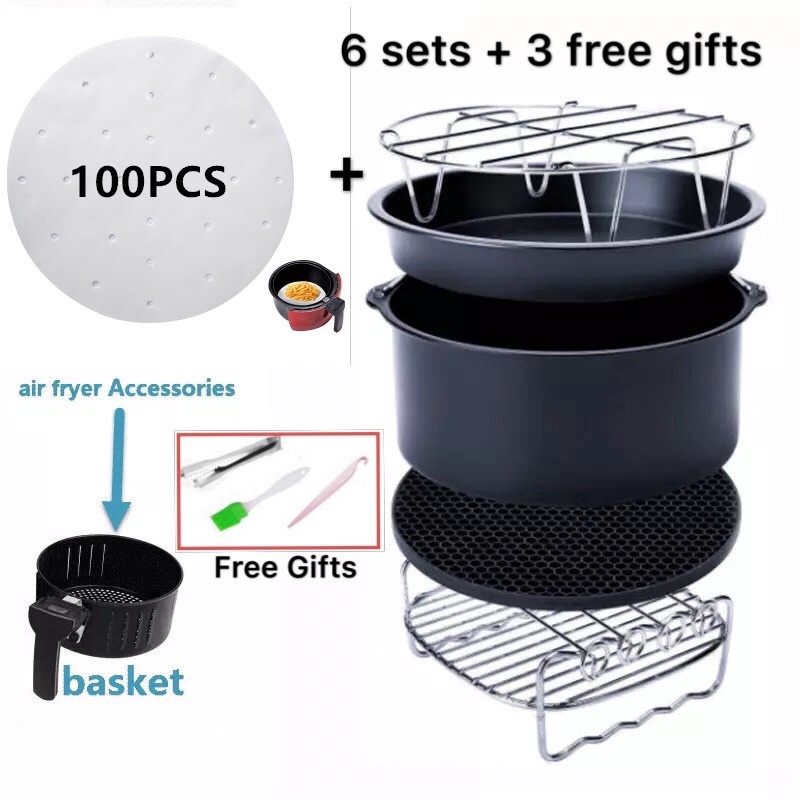 9 Pcs Non-Stick 6