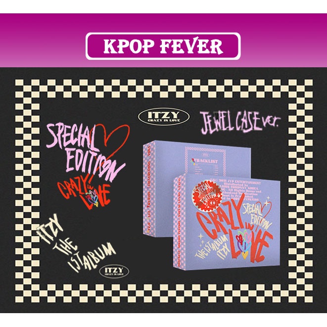 ITZY - CRAZY IN LOVE (JEWEL CASE ver.) ALBUM CD PHOTOBOOK