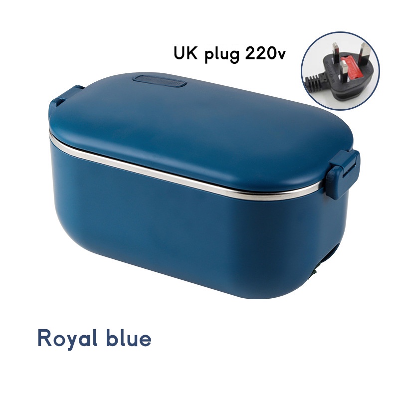 Electric Heating Lunch Box Stainless Steel No Water Injection Heated