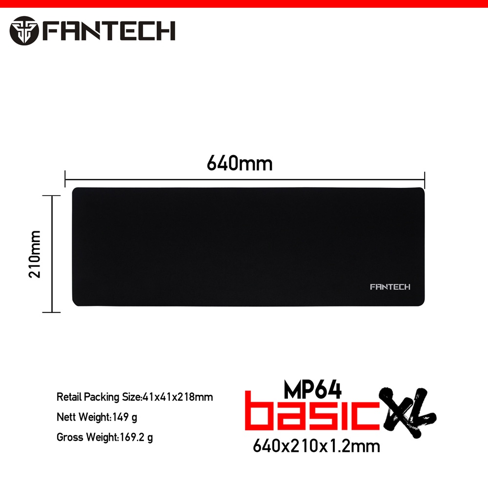 Fantech MP64 Basic XL Gaming Mousepad - Gambar 2