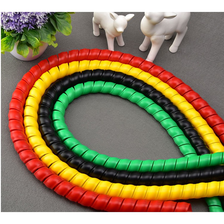 2m Colored Electrical Cable Spiral Protector / Wrap for Scooter ...