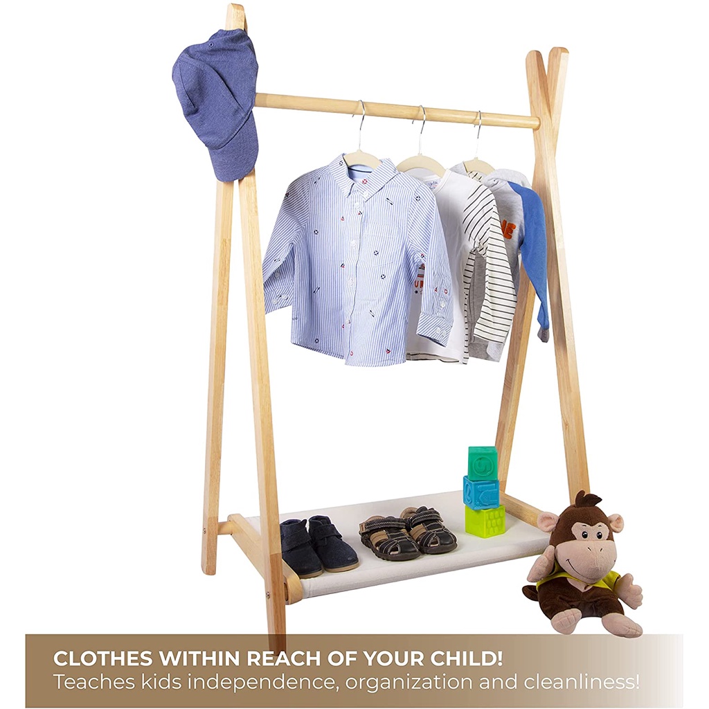 GANTUNGAN Children's clothes rack/standing hanger/baby clothes rack ...