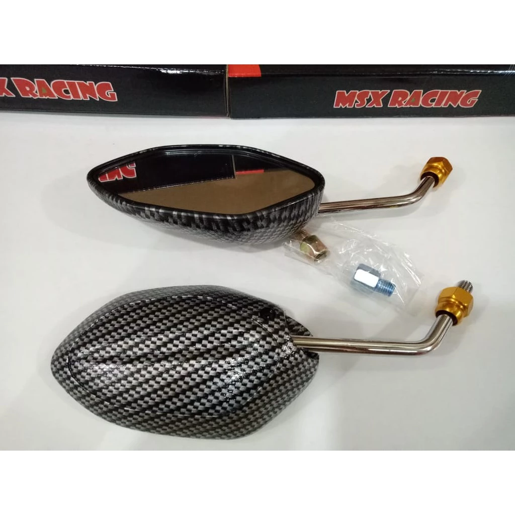 NEW SPION HONDA BEAT UKURANN MINI TANGGUNG DAN UKURAN PANJANG COLOR 2TONE BLUE XXXX DAN CHROME BISA SEMUA MOTOR ALL HONDA. - Gambar 4