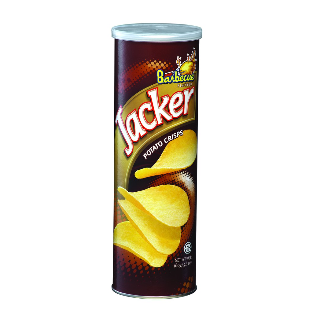 Jacker Potato Crisps Barbecue Flavour 160g (Halal) | Shopee Singapore