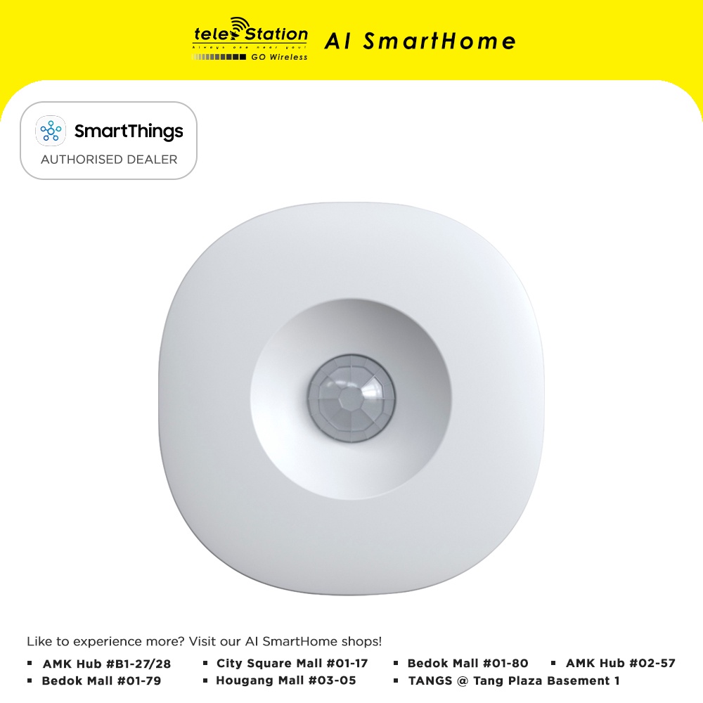 SmartThings Motion Sensor (IM6001-MTP) (1 Year Local Warranty) | Shopee ...