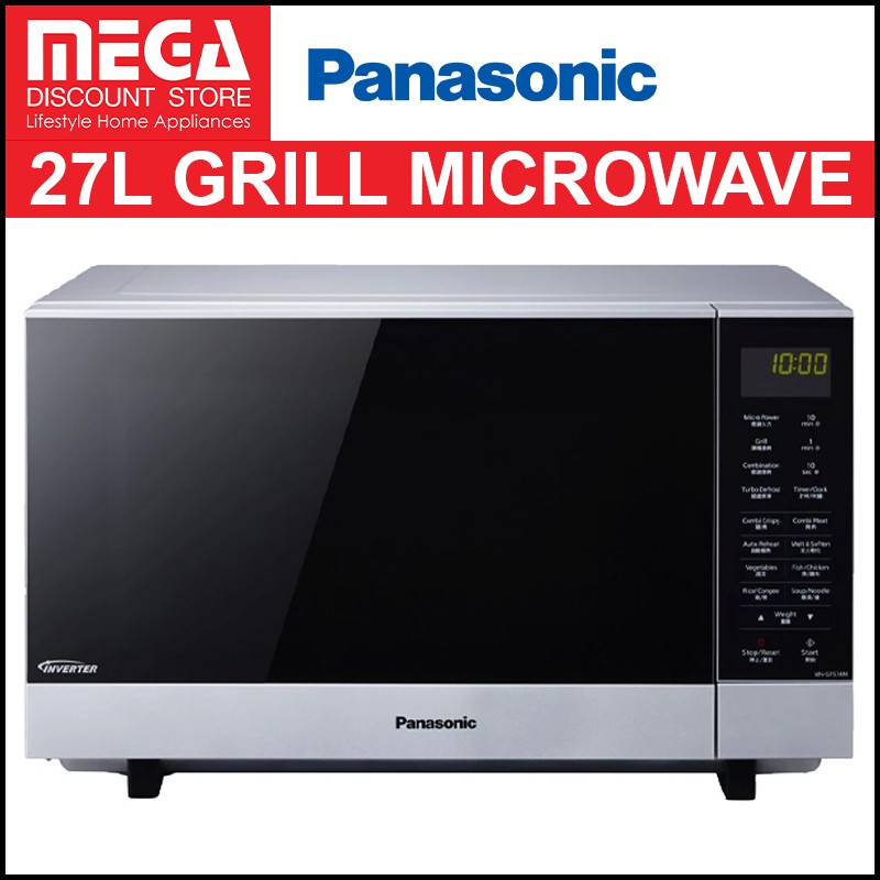 PANASONIC NNGF574M 27L MICROWAVE OVEN WITH GRILL (NNGF574MYPQ