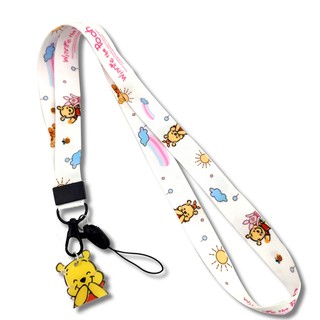 Winnie the Pooh Card Holder With Lanyard Neck Strap Card Bus Card Case  Lanyard Work Identity Badge 2 Cards Cover ezlink id card holder