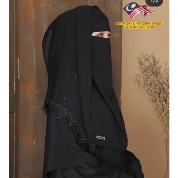 Yemeni Egyptian Niqab Laceniqab Elma Laceniqab Yemeni 2 Layers Short