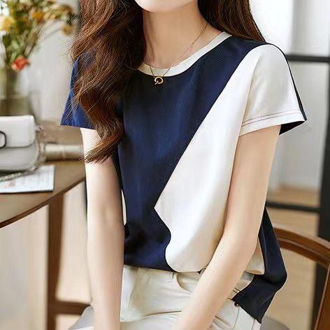 women T-shirt Short Sleeve t shirt woman casual ladies top | Shopee ...