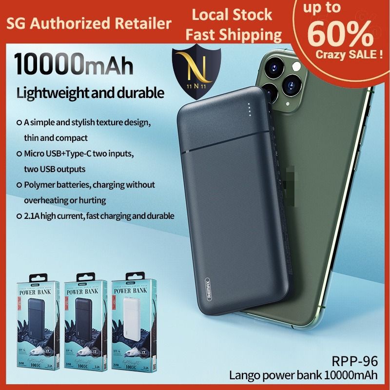 REMAX Powerbank Lango Series RPP-96 10000mAh | REMAX RPP-502 |10000mAh ...