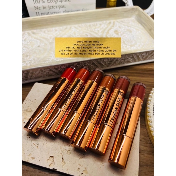 Chosungah VER 22 ZEROGRAM SATIN VELVET LIP TINT Matte Cream Shopee