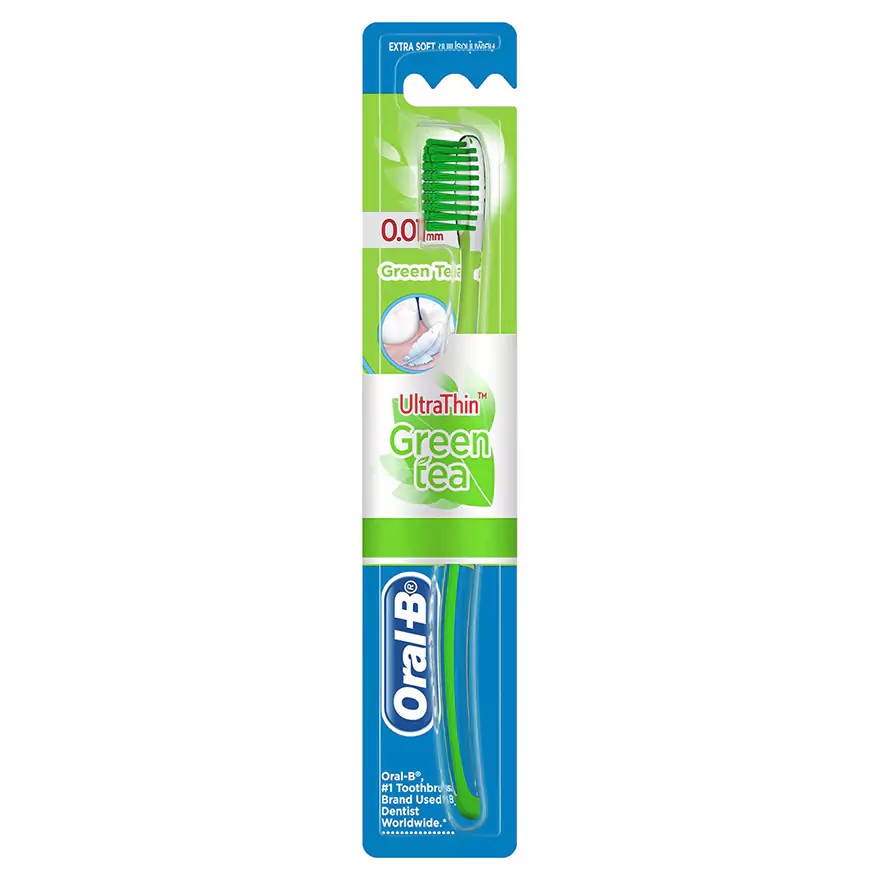 Oral B Tooth Brush Gumcare Greentea 1s - Gambar 2