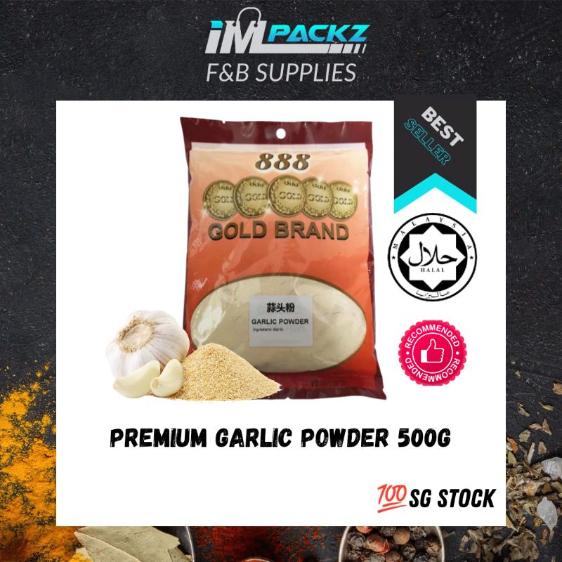 888 Gold Brand Garlic Powder 500g Halal | Shopee Singapore