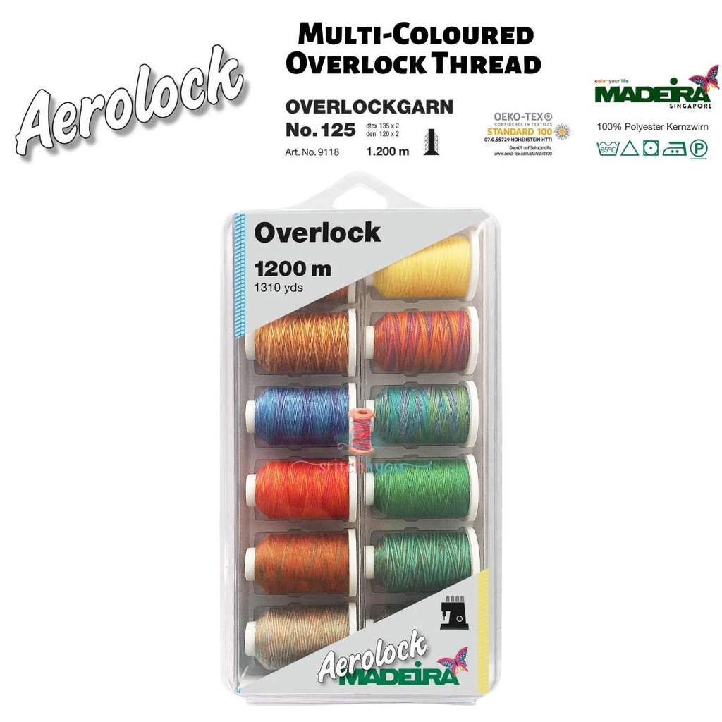 Madeira 𝗢𝘃𝗲𝗿𝗹𝗼𝗰𝗸 𝗩𝗮𝗿𝗶𝗲𝗴𝗮𝘁𝗲𝗱 Aerolock 𝗧𝗵𝗿𝗲𝗮𝗱1200m, 𝟭𝟮 𝗠𝘂𝗹𝘁𝗶𝗰𝗼𝗹𝗼𝗿𝘀 ...