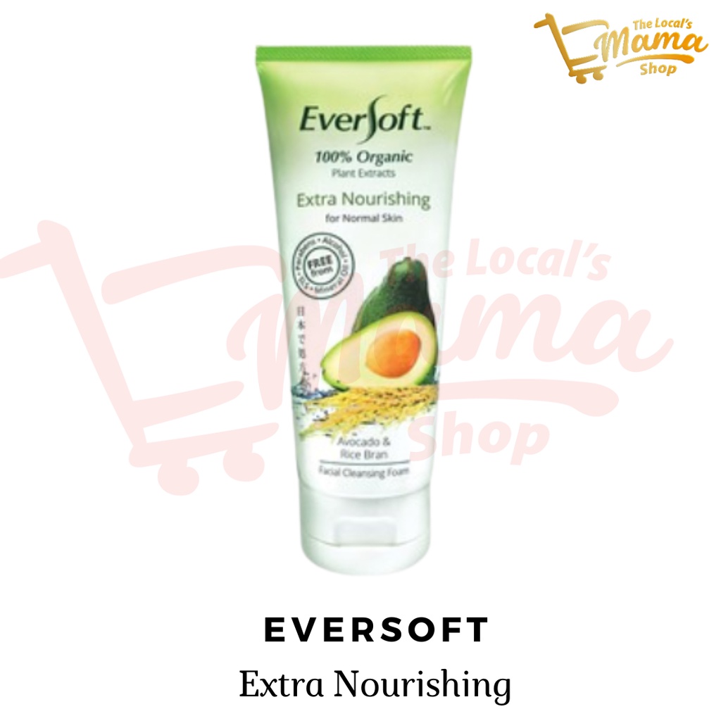 Eversoft Avocado & Rice Bran Oil Nourishing Cleanser Face Wash 50g