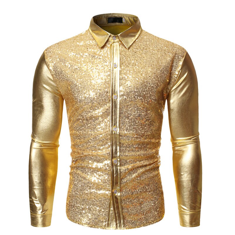 Elegant Glitter Shirt For Man Photos