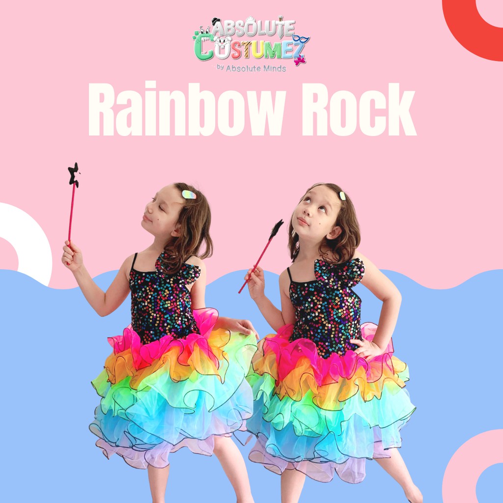 Rainbow sequin hot sale dress kids