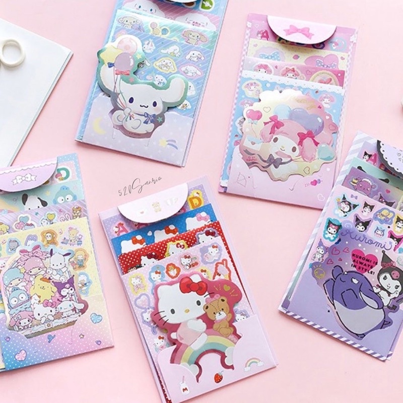 💥RESTOCK💥 *🇸🇬SG Ready Stock* Sanrio Sticker Set - Cinnamoroll Hello ...