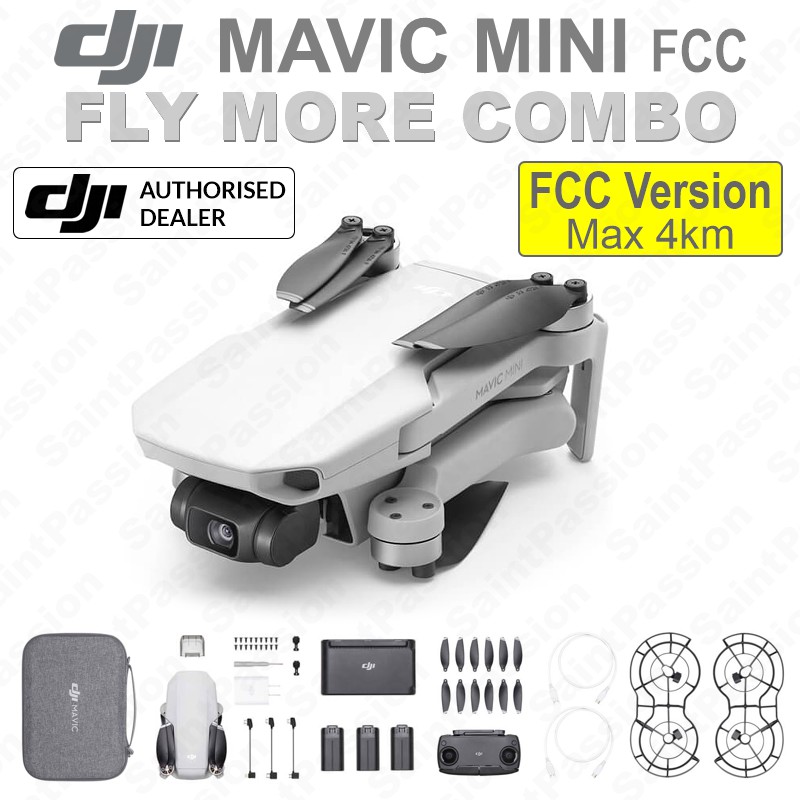 Dji mavic mini fly deals more combo fcc