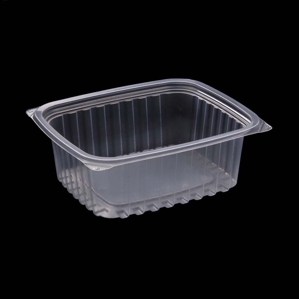 SKP Wave Pattern Rectangular Disposable Plastic Container/Food ...