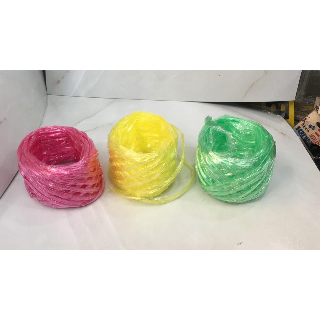 Rafia string/Tali rafia/Plastic string/Small String Rope/Rafia rope ...