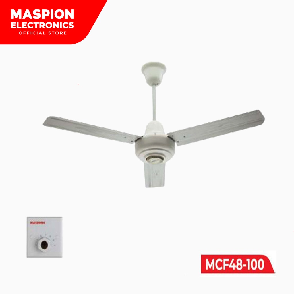 Maspion Ceiling Fan Kipas Angin Plafon 48 Inch MCF48-100 White - Gambar 2