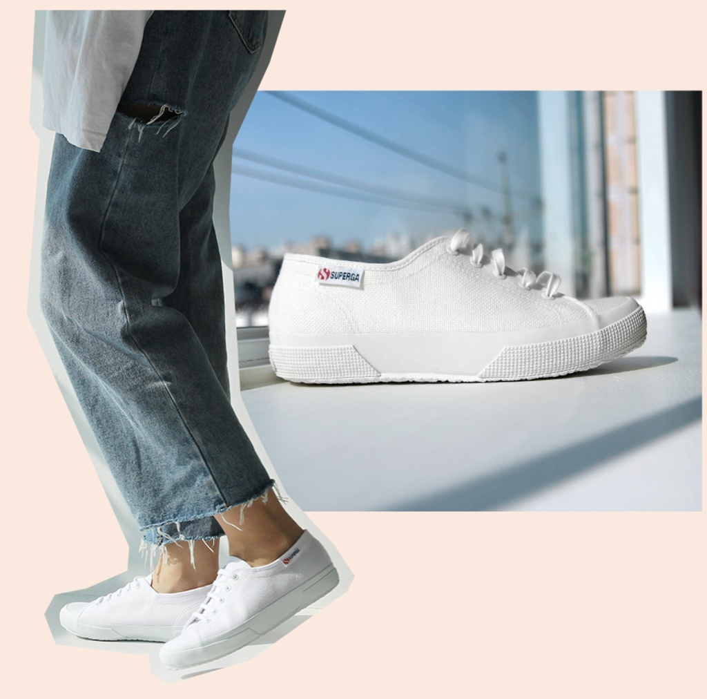 White hot sale company superga