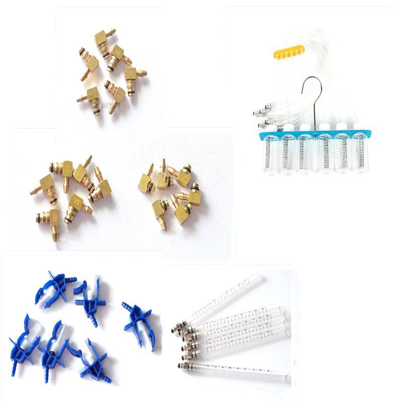 Diesel Common Rail Injector Flow Meter With 24 Adaptors Fuel Line Test