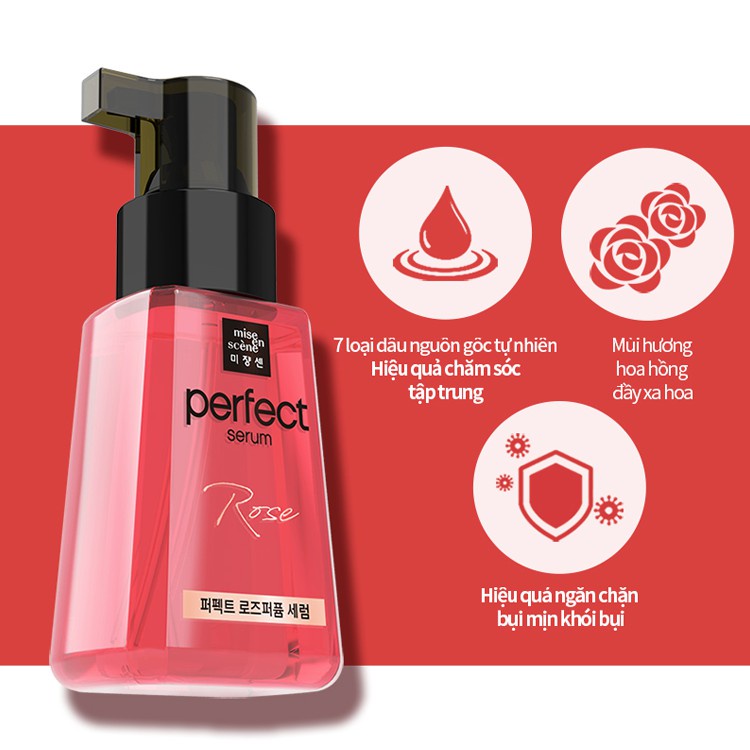 Mise En Scene Perfect Serum Rose Petal Edition 80ml | Shopee Singapore