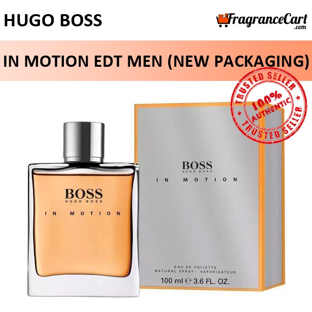 Hugo Boss In Motion EDT for Men 100ml Tester Brand New 100 Authentic Perfume FragranceCart Eau de Toilette Orange Shopee Singapore