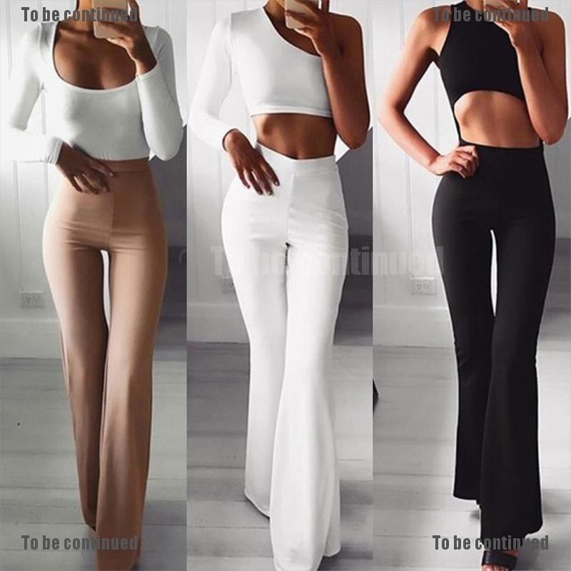 White bell hot sale bottom trousers