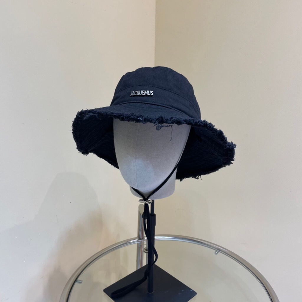 Jacquemus Metal Brim Logo Bucket Hat | Shopee Singapore