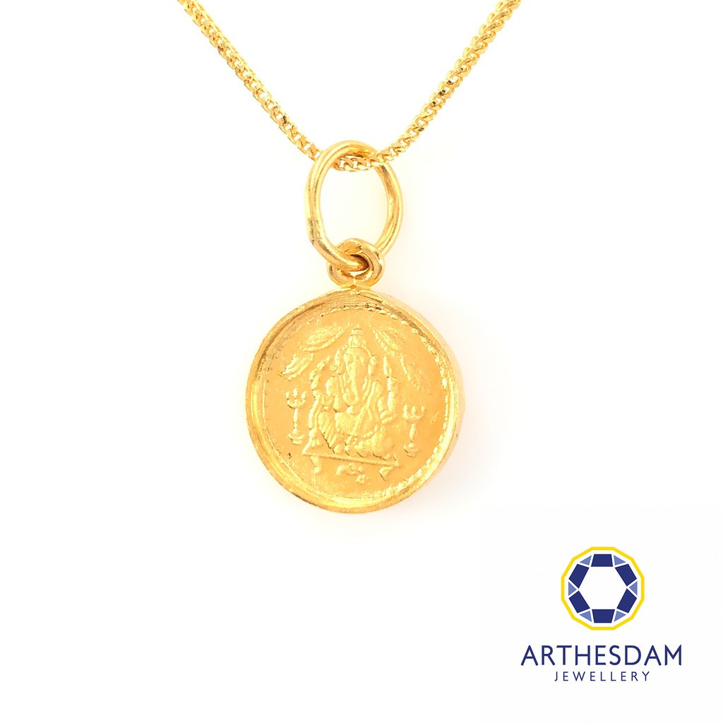 Gold hot sale coin locket