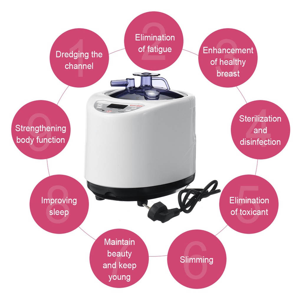 2.6L Large Sauna Steamer Pot Generator Steam SPA Pot Machine with