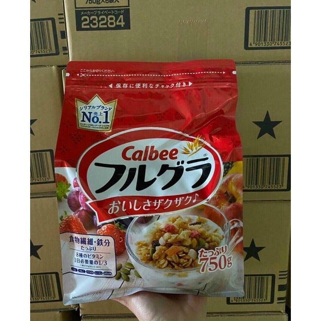 Japanese Weight Loss Diet Calbee Cereals mix Fruit Yogurt With Breakfast (750G) Shopee Singapore