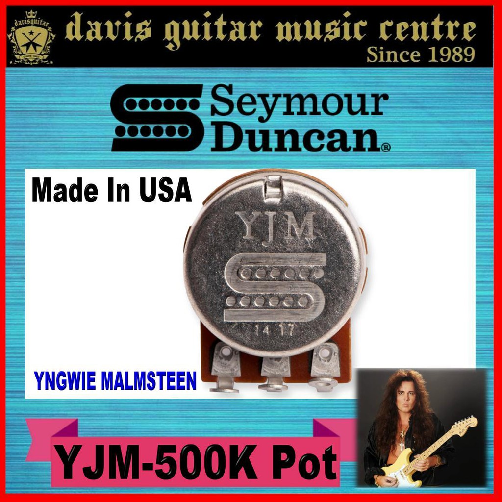 Seymour Duncan YJM-500K Yngwie Malmsteen High-Speed Potentiometer