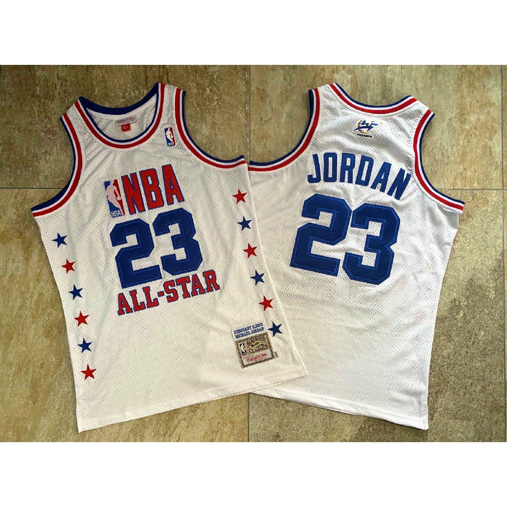 Michael jordan mitchell and shop ness all star jersey