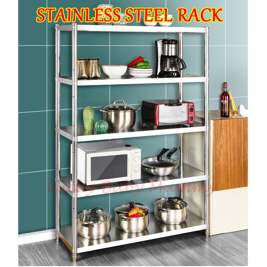 Stainless Steel Rack /Kitchen Rack/ Storage with Adjustable Shelf