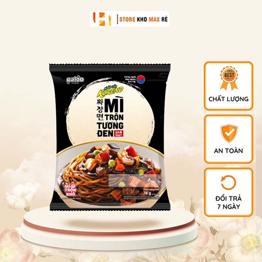 Korean Black Soy Sauce Noodles, Paldo Black Soy Sauce, Black Soy Sauce Noodles Shopee Singapore