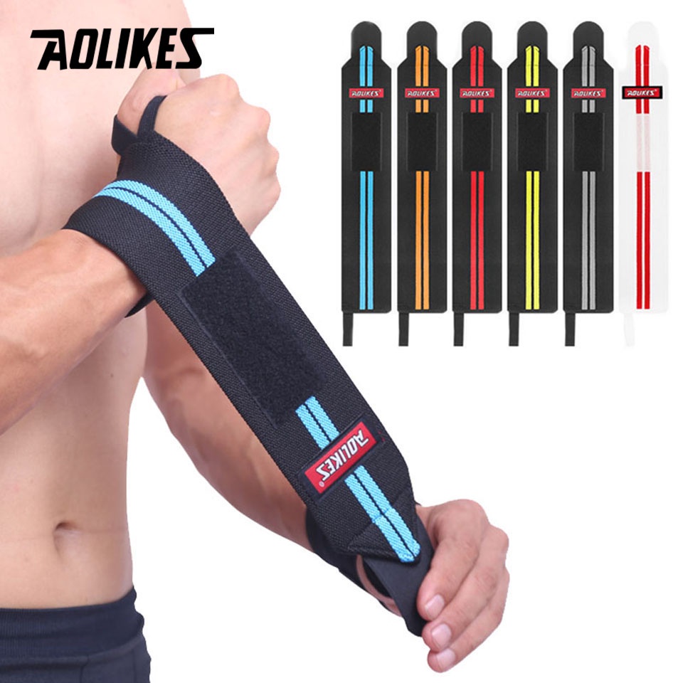 AOLIKES 1 Pair Weight Lifting Straps Weight Lifting Wrist Straps