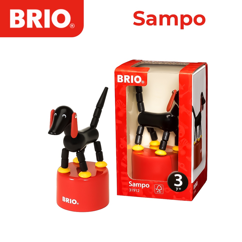 Smartkiz BRIO Sampo Wooden Dog Toy Wooden Toy Dog Toy 31912 Shopee Singapore